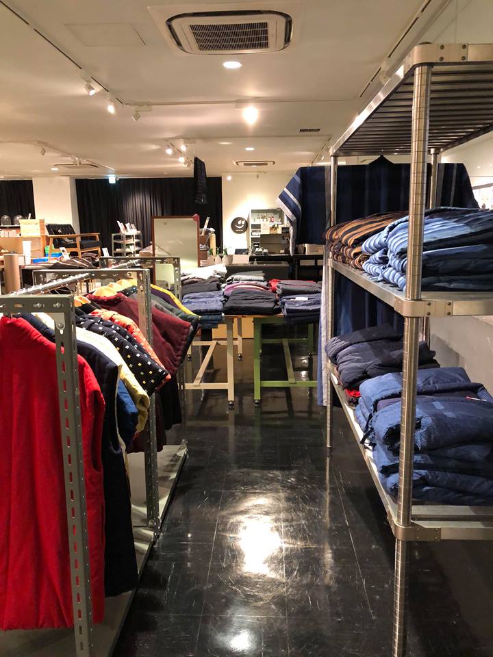 D&DEPARTMENT TOKYOさまで「宮田織物のはんてん」
