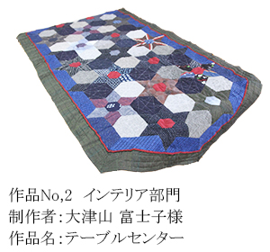 和木綿のはぎれで、手づくりコンテスト　2