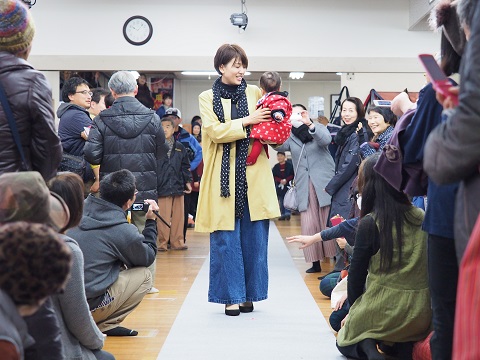 宮田織物のファッションショー