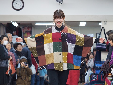 宮田織物のファッションショー