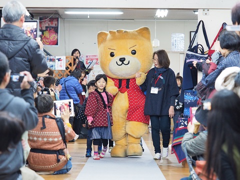 宮田織物のファッションショー